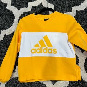 Yellow adidas sweatshirt